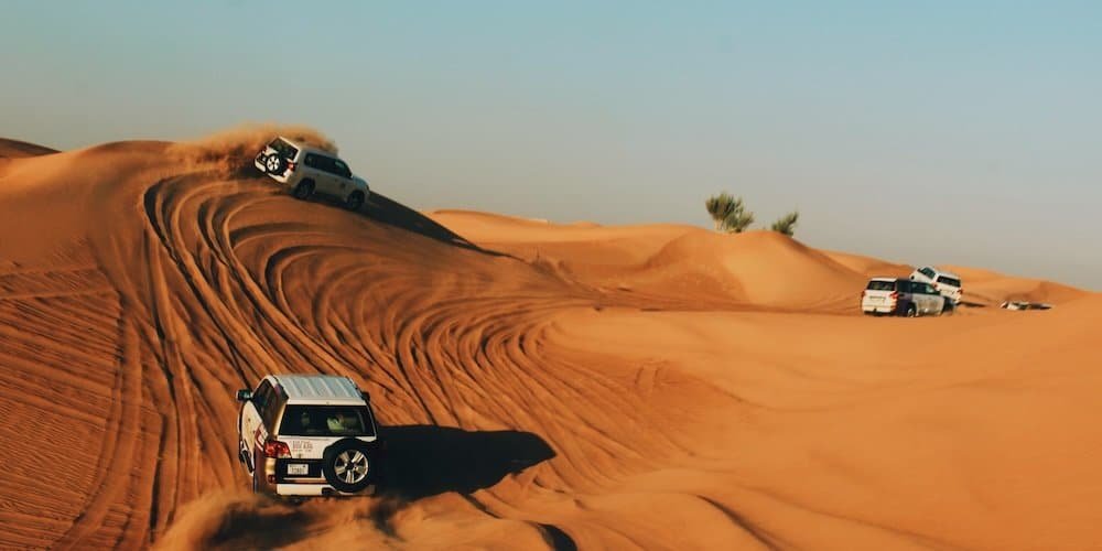 Sivatagi szafari Dubaiban